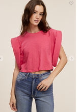 Load image into Gallery viewer, ASHER SHOULDER PAD T SHIRT
